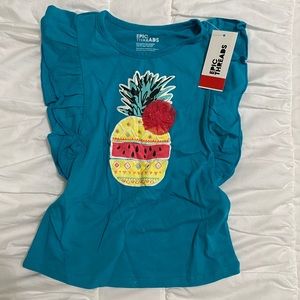 Girls pineapple top